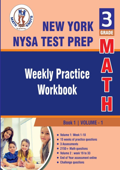 New York State (NYST) Test Prep: 3rd Grade Math : Weekly Practice Workbook Volume 1: