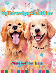 Title: Sï¿½te valpefamilier - Malebok for barn - Kreative scener av kjï¿½rlige og lekne hundefamilier: Sjarmerende tegninger som fremmer kreativitet og moro for barn, Author: Colorful Fun Editions