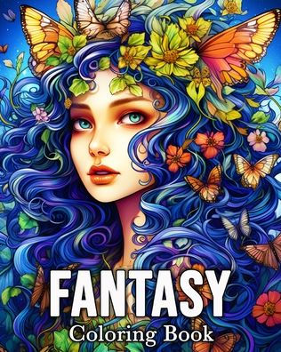 Fantasy Coloring Book: 50 Amazing Images for Stress Relief and Relaxation