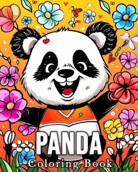 Panda Coloring book: 50 Cute Images for Stress Relief and Relaxation