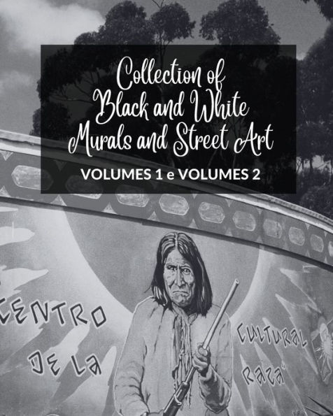 Collection of Black and White Murals Street Art