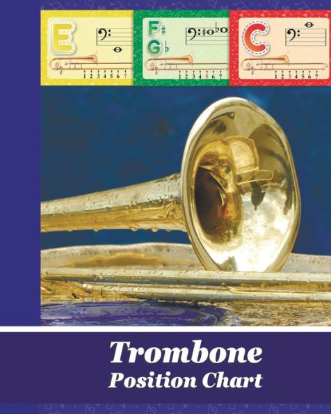 Trombone Position Chart: Fingering Chart (Brass Charts)