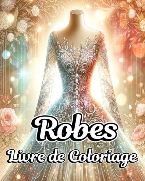 Livre de Coloriage de Robes: Illustrations de Vï¿½tements de Mode avec des Designs Vintage et Modernes