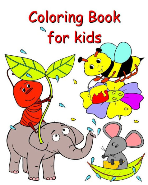 Coloring Book for Kids: Cute coloring pages for fun exploration for kids age 2 and more