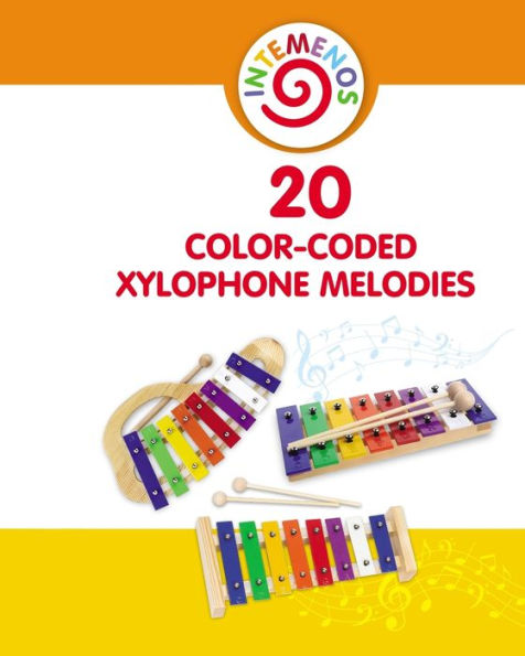 20 Color-Coded Xylophone Melodies: Letter-Coded Songbook for Children