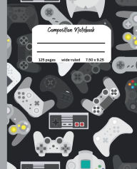 Title: Level Up Your Note-Taking: Wide Ruled Gamer Composition Notebook with Fun Gaming Controllers:For Boys and Girls, Back to School, Author: Tiffany Berry