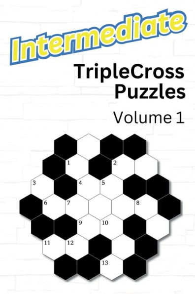 Intermediate TripleCross Puzzles: Volume