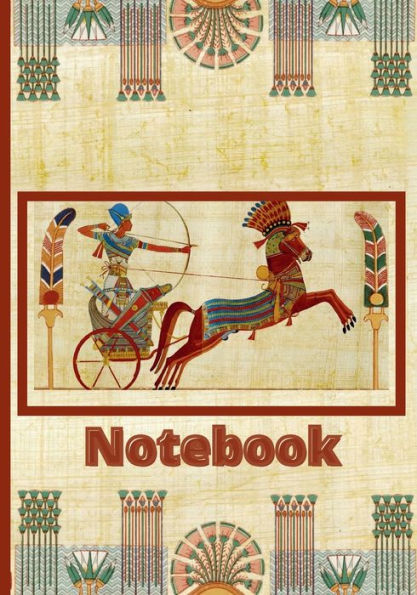 Egyptian Composition Notebook: Pharaoh Design, Ancient Egypt Notebook For Writing, 200 Unlined Pages: