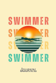 Title: Swimmer Journal: Retro Backstroke, Author: Coach Tasha