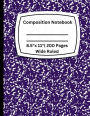 Composition Notebook College Ruled: Composition Notebook For Students, Journal, And Work Use 8.5