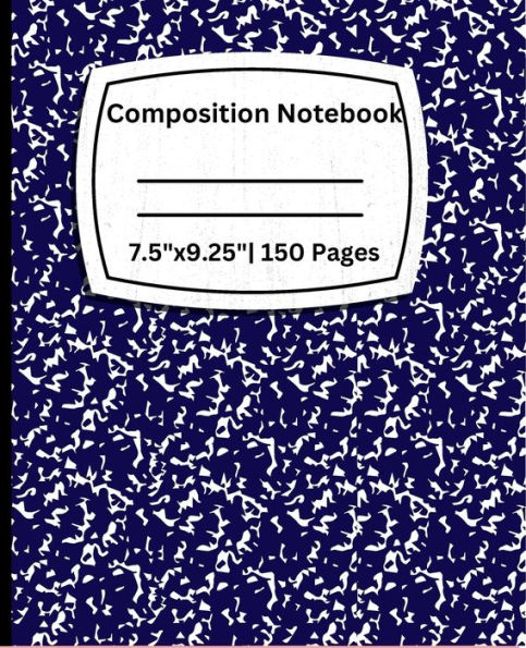 Composition Notebook College Ruled 7.5"x 9.25"