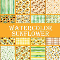 Title: Watercolor Sunflowers: Scrapbook Paper Pad, Author: Nifty Crafty House