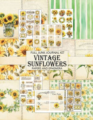 Title: Vintage Sunflowers: Junk Journal Kit, Author: Digital Attic Studio