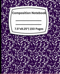 Title: Composition Notebook College Ruled 7.5