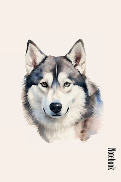 Dog Lovers Notebook: Siberian Husky