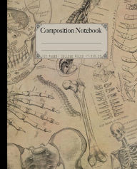 Title: Composition Notebook. Vintage Anatomy theme.: Vintage style aesthetic journal featuring anatomical illustrations. Scientific design theme., Author: Mad Hatter Stationeries