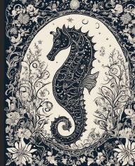 Title: Seahorse Notebook: Vintage style aesthetic art nouveau journal featuring delicate ocean dancer., Author: Seraphina Lumina