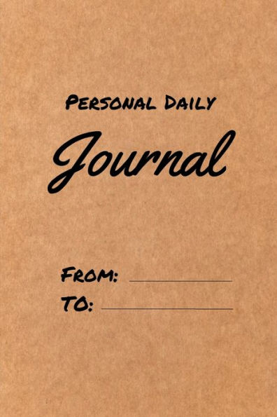 Personal Daily Journal by B. L. Nutting, Paperback | Barnes &amp; Noble®