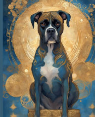 Title: Boxer dog Notebook: Vintage style aesthetic art nouveau journal featuring spirited guardian., Author: Seraphina Lumina