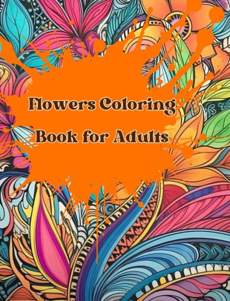 Flowers Coloring Book for Adults