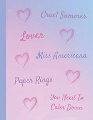 Title: Taylor Swift Lover Notebook, Author: Natalie Thomas