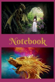 Title: Notebook: Dragons / mystical / maiden / burgandy:Journal, Author: Beth Anne Guacci