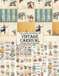 Title: Vintage Carnival: Big Top Circus Junk Journal Kit, Author: Digital Attic Studio