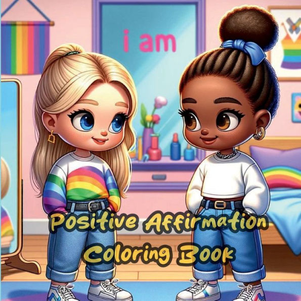 I AM: Positive Affirmation Coloring Book: