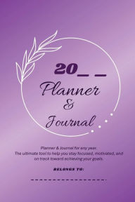 Title: Planner and Journal, Author: Mary Jo Mastrogiacomo