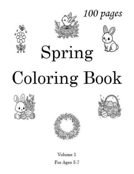 Spring Coloring Book