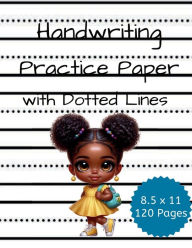 Title: Handwriting Practice Paper Dotted Lines Notebook 120 Pages 8.5x11, Author: Rachael Reed