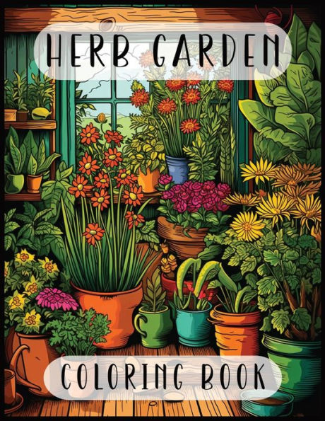 Herb Garden Coloring Book
