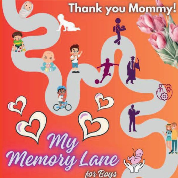 Thank You Mommy, My Memory Lane for Boys: Expression of Love, Affection, Gratitude, Appreciation, and Kindness through Photos and Words