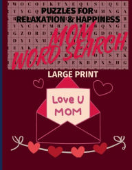 MOM THEME WORD SEARCH PUZZLES: LARGE PRINT: