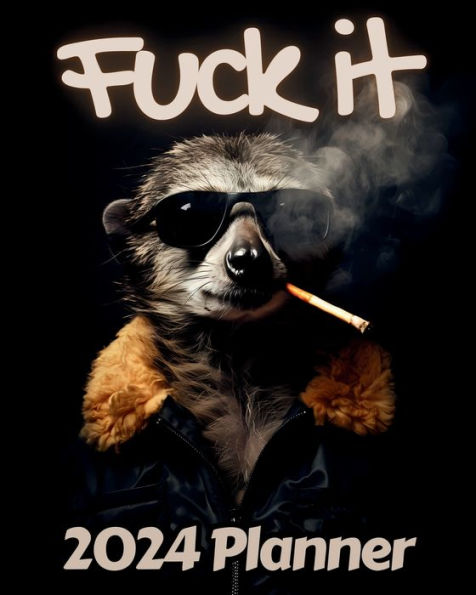 Meerkat Fuck it Planner v2: Funny Monthly and Weekly Calendar with Over 65 Sweary Affirmations and Badass Quotations Safari Animals