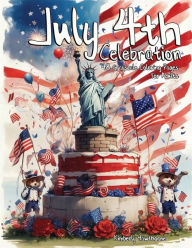 Title: July 4th Celebration Grayscale Coloring Book for Adults: 48 Grayscale Coloring Pages, Author: Kimberly Hawthorne