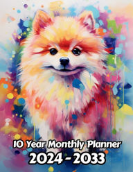 Title: Oil Painted Pomeranians 10 Year Monthly Planner v2: Large 120 Month Planner Gift For People Who Love Dog, Puppy and Pet Lovers 8.5 x 11 Inches 242 Pages, Author: Designs By Sofia