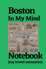 Title: Boston In My Mind Notebook (my travel memories): Boston travel notebook journal logbook, Boston guide tour, Boston things to do things to see places to visit, Author: Bluejay Publishing