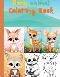 Title: Coloring Book for Kids: 100 + Cute Baby Animal Coloring Book, Author: Judith C. Asika