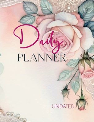 Hourly Undated Planner 8.5x11 Letter - 30 Day Daily Planner With Blank Note Pages