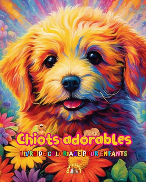 Chiots adorables - Livre de coloriage pour enfants Scï¿½nes crï¿½atives et amusantes chiens: des dessins charmants qui encouragent la crï¿½ativitï¿½ l'amusement