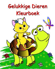 Title: Gelukkige Dieren Kleurboek: Mooie eenvoudige kleurpagina's voor kinderen vanaf 2 jaar, Author: Maryan Ben Kim