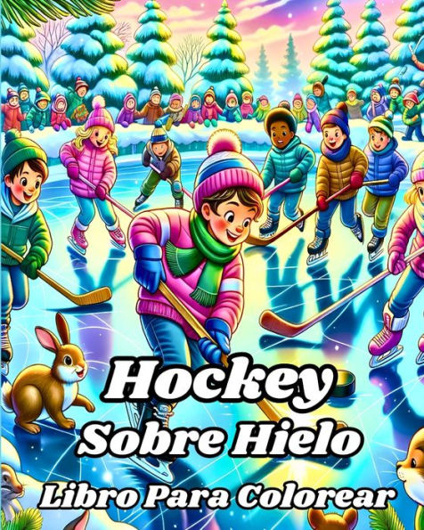 Libro para Colorear de Hockey Sobre Hielo: El libro para colorear definitivo con temï¿½tica de hockey. Perfecto para niï¿½os.