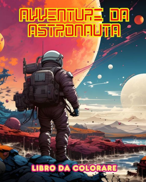 Avventure da astronauta - Libro colorare Collezione artistica di disegni spaziali: Migliorate la vostra creativitï¿½ e rilassatevi esplorando lo spazio externo