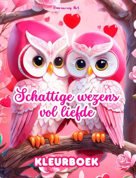 Schattige wezens vol liefde Kleurboek Bron van oneindige creativiteit Ideaal cadeau voor Valentijnsdag: Unieke verzameling fantastische dieren en wezens die liefde uitstralen