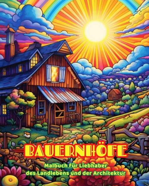 Bauernhï¿½fe Malbuch fï¿½r Liebhaber des Landlebens und der Architektur Erstaunliche Designs totale Entspannung: Unglaubliche schï¿½nen Landschaften, die Kreativitï¿½t fï¿½rdern