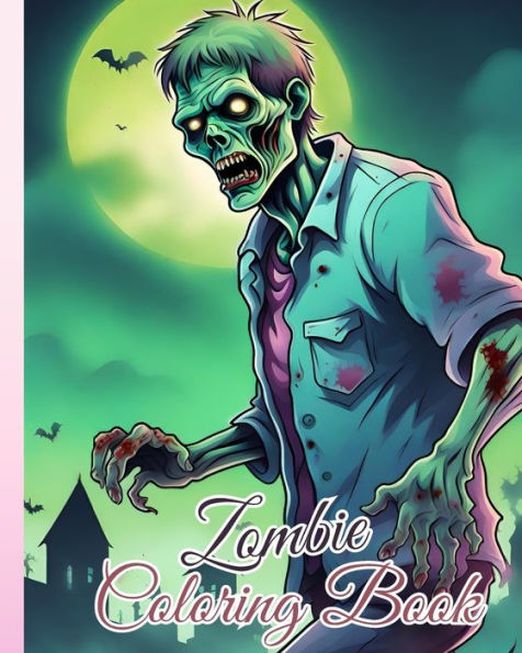 Zombie Coloring Book: A Super Coloring Book for Children, Easy and Scary Zombies Designs For Kids