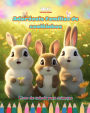 Adorï¿½veis famï¿½lias de coelhinhos - Livro de colorir para crianï¿½as - Cenas criativas de famï¿½lias coelhos cativantes: Desenhos encantadores que estimulam a criatividade e a diversï¿½o das crianï¿½as