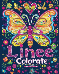 Title: Linee colorate: Linee e Colori - Attivitï¿½ rilassante di colorazione di farfalle per bambini, Author: Adda Montanari
