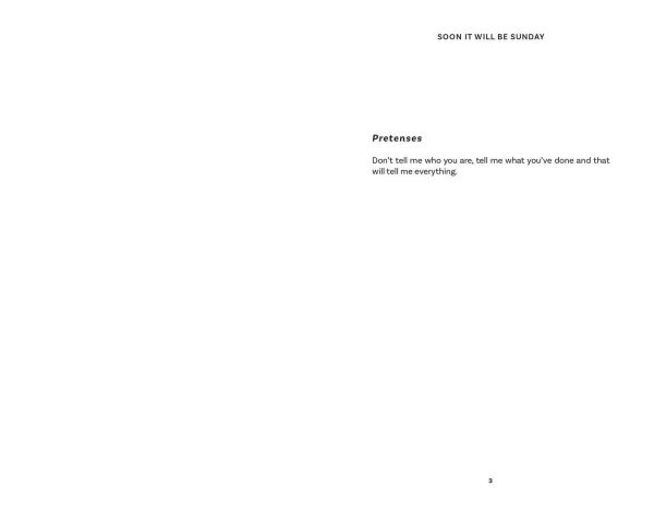 Soon It Will Be Sunday